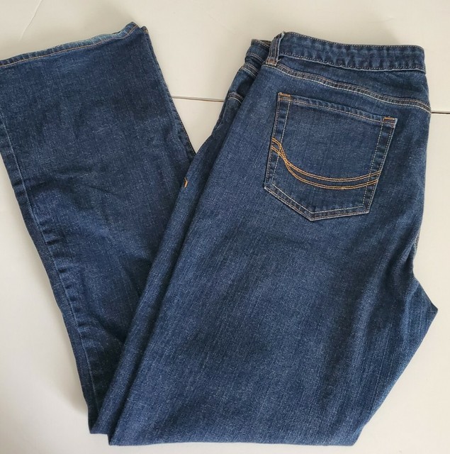 Old Navy Boots Cut Jeans Blue Stretch Womensâs Pants Size 14 Long RN # 54023 | eBay