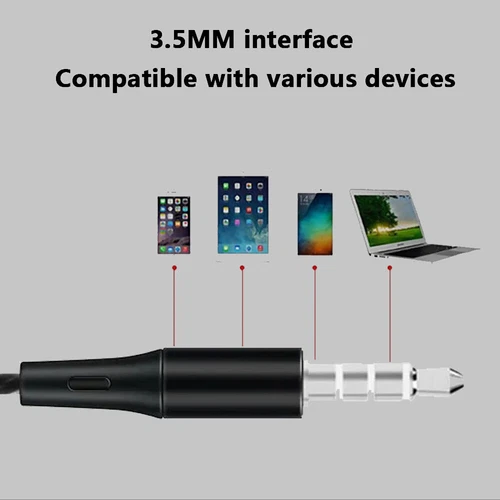 Wired Earphones For Apple iPhone iPad Samsung Headphones with mic 3.5MM aux USA - Picture 11 of 14
