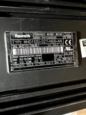 NEW MHD112D-027-NG0-AN/R911283045, Rexroth/INDRAMAT NEW IN BOX