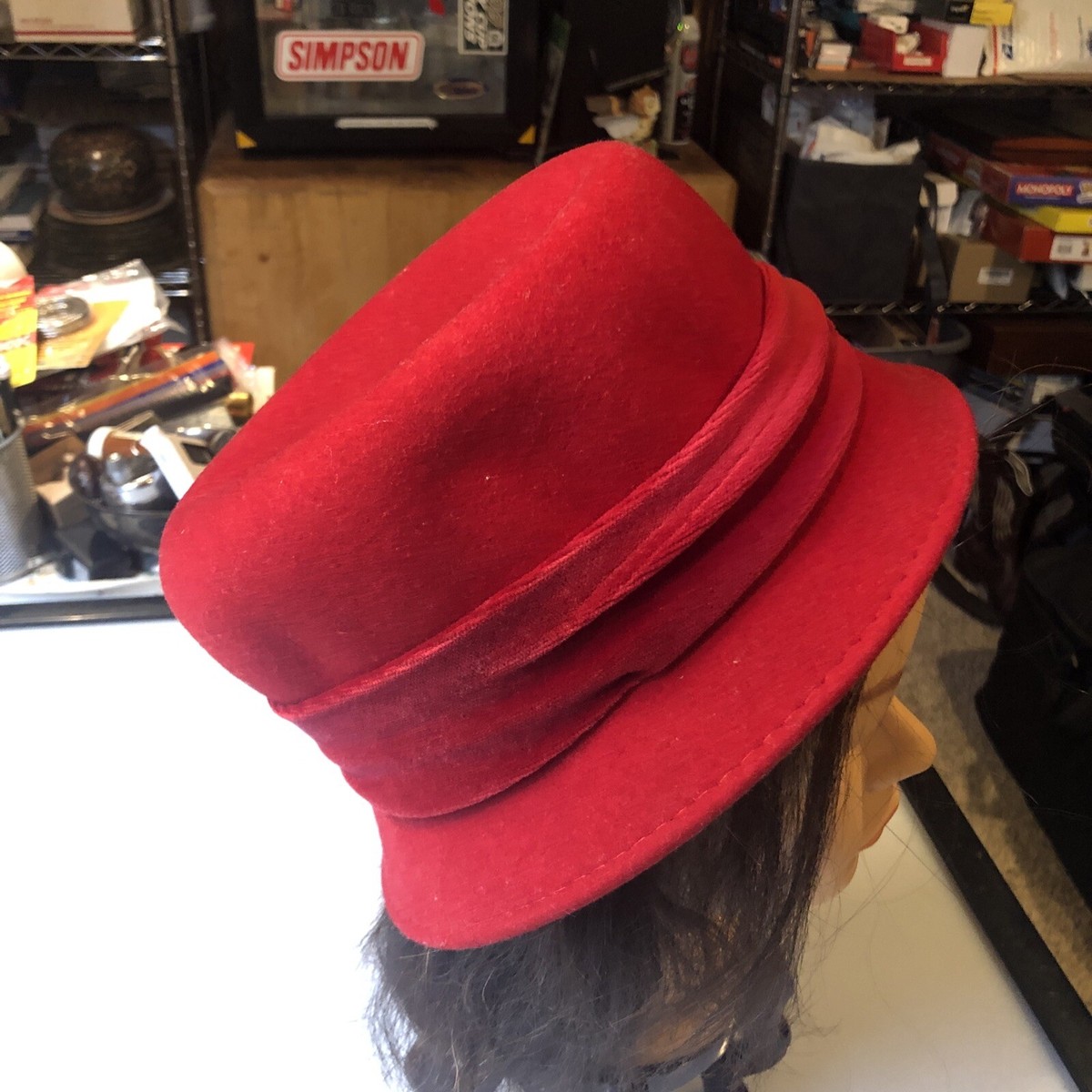100% red wool Charter Club hat Charter Club 100% Cashmere Hats for Women for sale | eBay main image 4