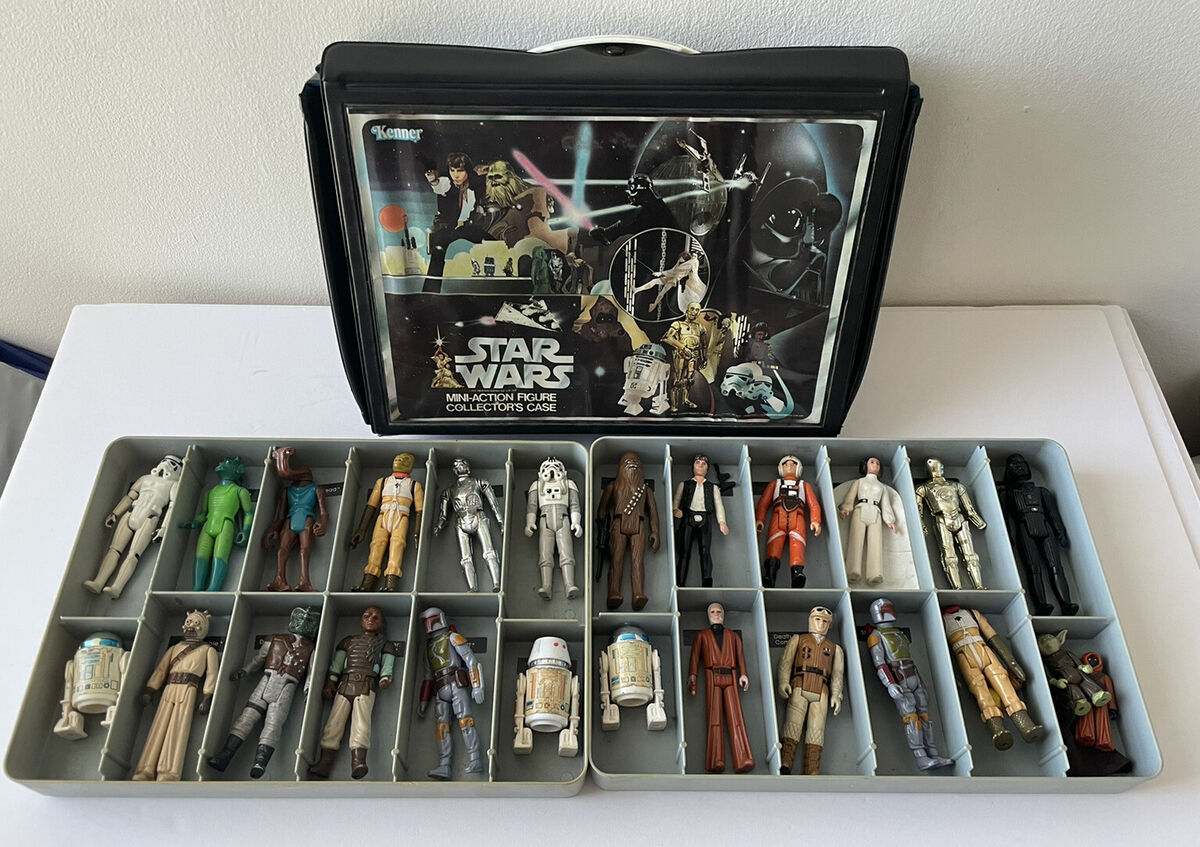 Vintage Star Wars Kenner Mini-Action Figure Collector's Case Vintage Star Wars Kenner Mini-Action Figure Collector's Case