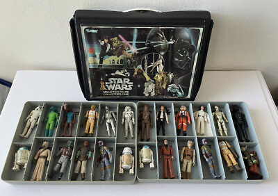 Vintage Star Wars Kenner Mini-Action Figure Collector's Case with