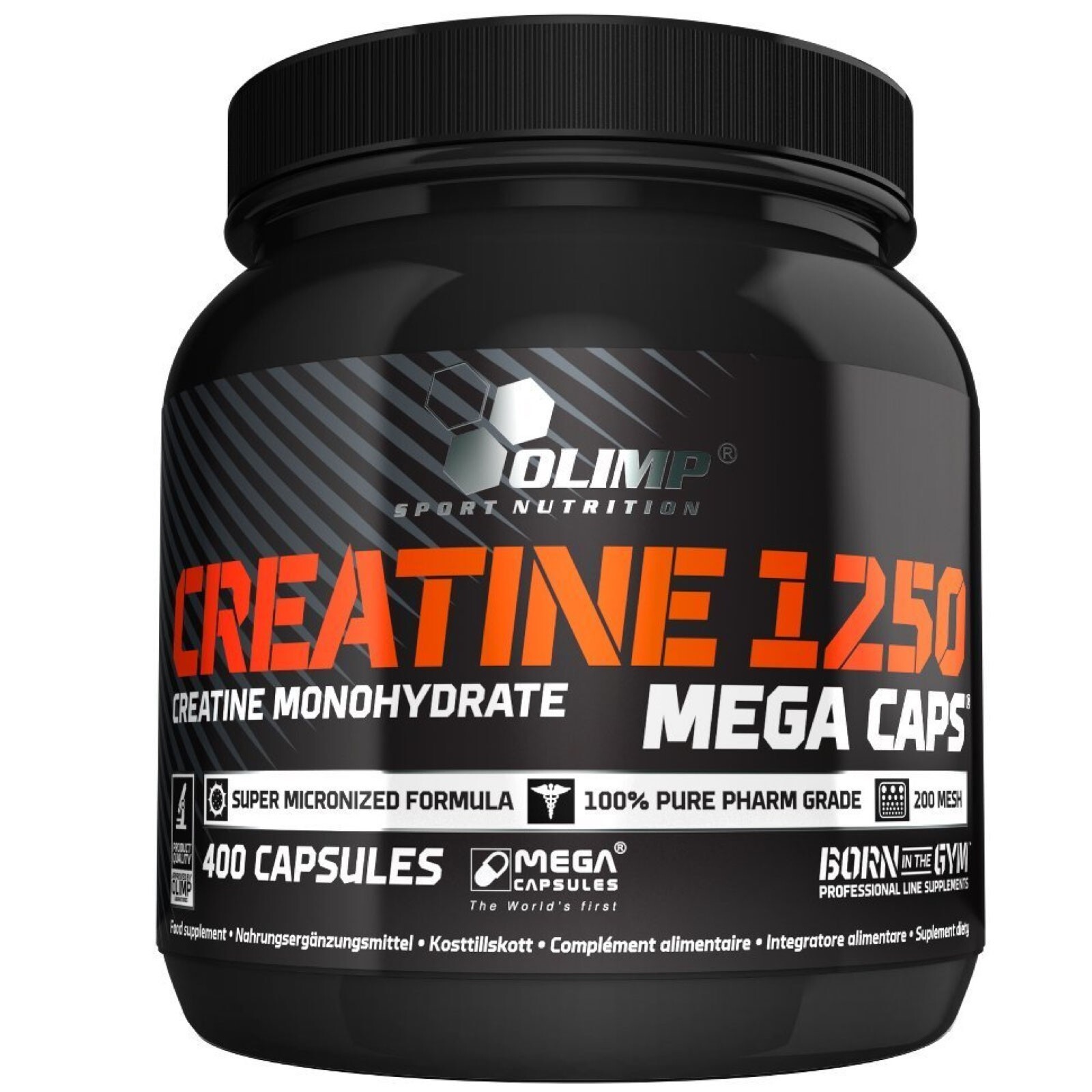 Olimp Creatine Mega Caps 400 Creatina Micronizzata in Capsule da 1,25 grammi