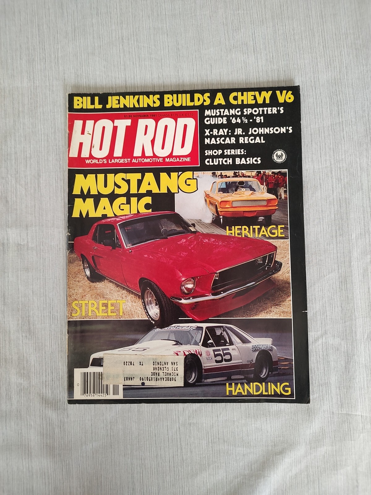 Vintage Hot Rod Magazines November 1981 Mustang Magic Great Condition