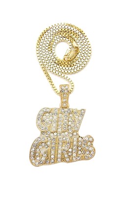 アクセサリー HAL Stone Filled City Girls Pendant 18