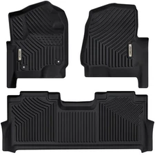 3D Floor Mats For Ford F250 F350 F450 Super Duty 2017-2025 CrewCab with Storage