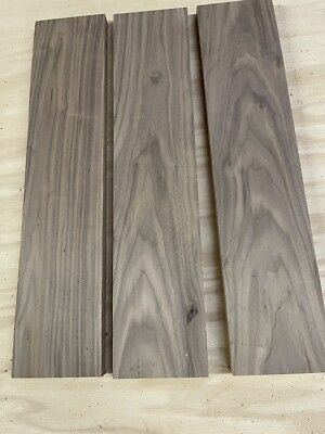 3 Pack Missouri Black Walnut Hardwood 1 1/2 Inch Thick X 5 Wide 24 Long