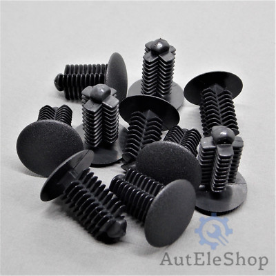 20x Verkleidung Clips Befestigung Klips Halter Panel 10mm Universal 