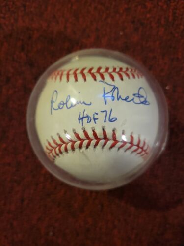 Robin Roberts Signed Auto Baseball HOF 76 Philadelphia Phillies National MLB SC - Picture 1 of 2