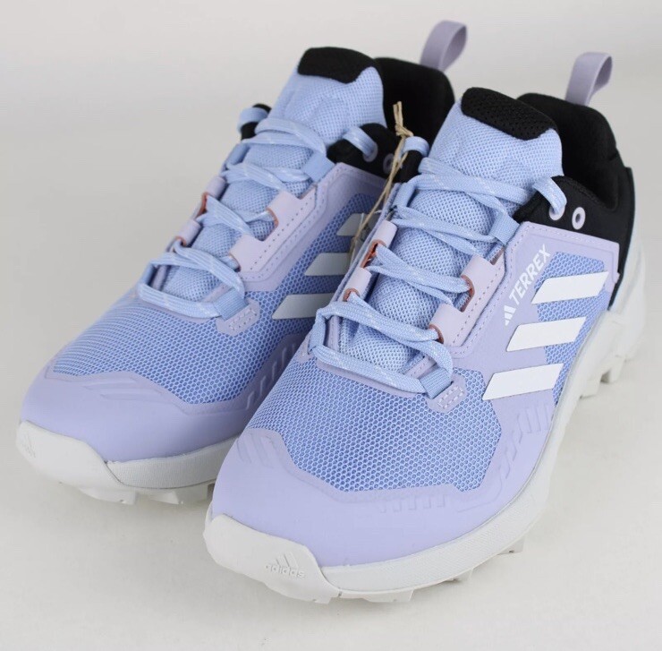 Adidas Terrex Swift R3 Hiking Shoes Purple White HQ1058 Women's