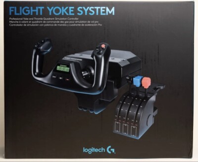 Logitech Saitek G Pro Flight Yoke System with Throttle Quadrant