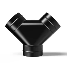 3-Way Duct Splitter, 4" Wye Ducting Connector for Grow Tents and Dryer Vents