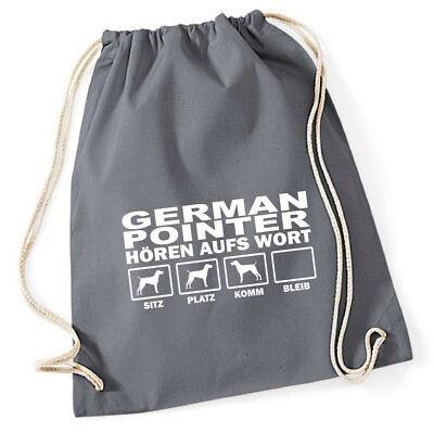 Turnbeutel GERMAN POINTER HÖREN AUFS WORT by Siviwonder Baumwolltasche