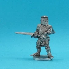 RAL PARTHA Fantasy ARMOURED KNIGHT with SWORD Any RPG D&D Pathfinder DSA 18010 R