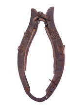 antikes Kummet Kumt Ochsengeschirr Pferdegeschirr Zuggeschirr Kumet Leder Holz