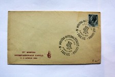 CARTOLINA COMMEMORATIVA IV MOSTRA INTERNAZIONALE CANILE TRIESTE 1955 (F4081)