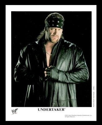 undertaker　40s50s〜ヘリンボーンツイル　USA製　N&W WWE THE UNDERTAKER P-630 OFFICIAL LICENSED ORIGINAL 8X10 PROMO