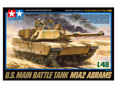 Tamiya 1/48 Military Miniature Series No.92 US Army M1A2 Abrams