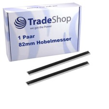 2x Wendemesser Elektrohobel Hobelmesser 82mm HSS für Bosch Dewalt Makita Hitachi