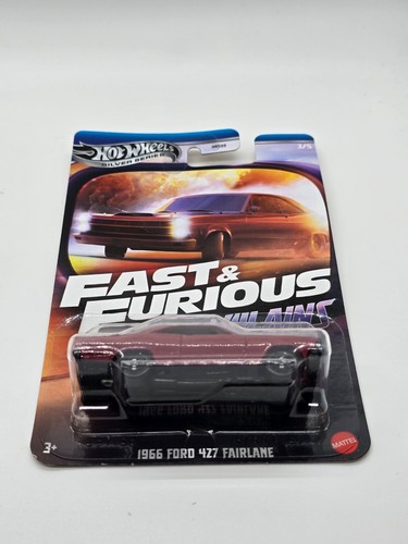 Hot Wheels 2025 Sliver Series Fast & Furious Villains #3 1966 Ford 427 Fairlane - Picture 6 of 8
