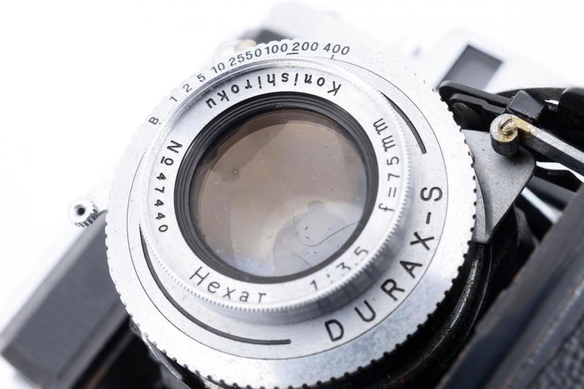 Near MINT w/Case] KONICA PEARL II B Rangefinder 6x4.5 Hexar