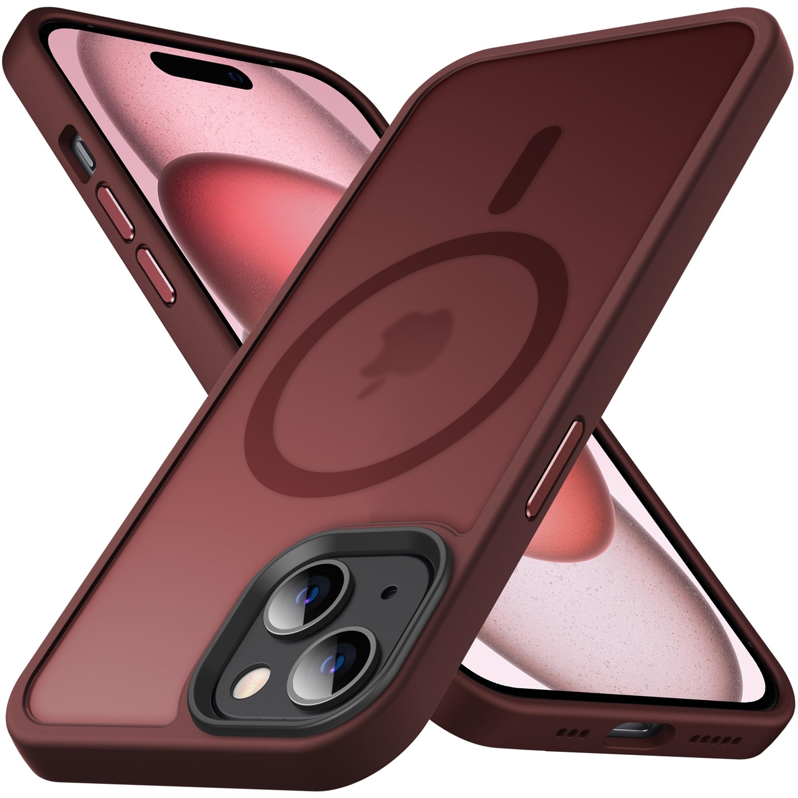 Anqrp for iPhone 15 Case Magsafe Compatible Equipped with Magnet Magsafe Ch 748-image