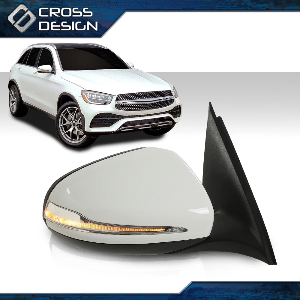 Right Side Mirror Heated Blind Spot Fit For 16-21 GLC Class GLC300 Mercedes
