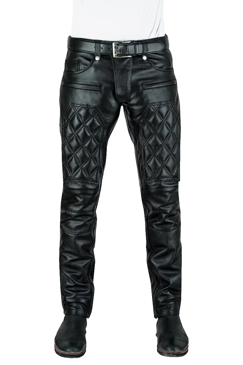 Leather 28 Size Pants for Men