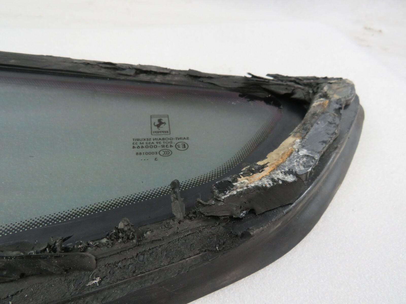 Ferrari FF, RH, Right, Rear Quarter Glass, Scratched, Used, P/N 84342400