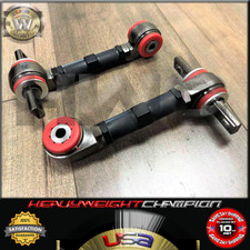Pro Series Black Rear Adjustable Camber Kit Rod Arm For 96-00 Civic Ek4 Ek9 Em1