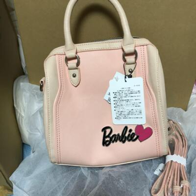 barbie kids bag 10in Handbag PVC Pink New