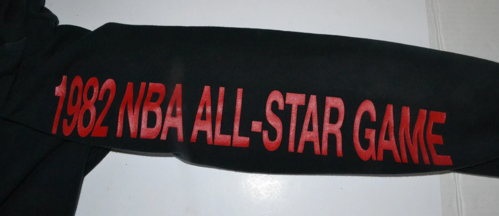 NBA 1982 Hoodie Pullover NBA All Star Game Mitchell & Ness Size L Black