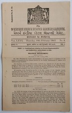 (AOP) India WISA Gazette 1942 Ban on Gujarat Samachar newspaper lifted