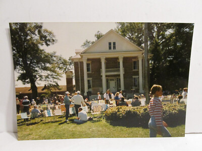 VINTAGE FOUND PHOTOGRAPH COLOR ART OLD PHOTO TEXAS LOUISIANA PLANTATION TOURISTS