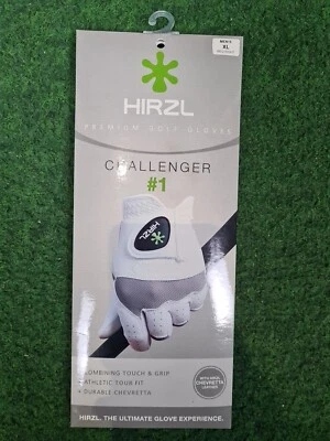 HIRZL Challenger #1 Golfhandschuhe - Herren (Weiß, Grau / Rechts / XL)