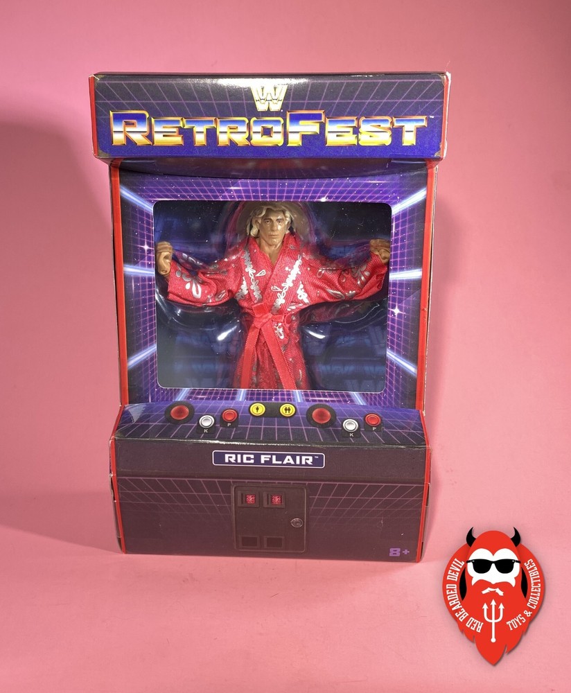 NEW 🔥RIC FLAIR WWE Retrofest figure 2018 Elite Collection WOOO SPACE MTN WD02