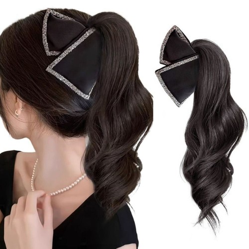 Short Wavy Claw Ponytail Curly Pony Tail Hairpiece Women Girls