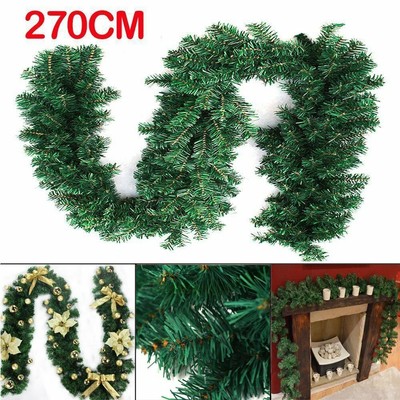 Us Hang Branches Christmas Rattan Garland Tree Hanging Fireplace