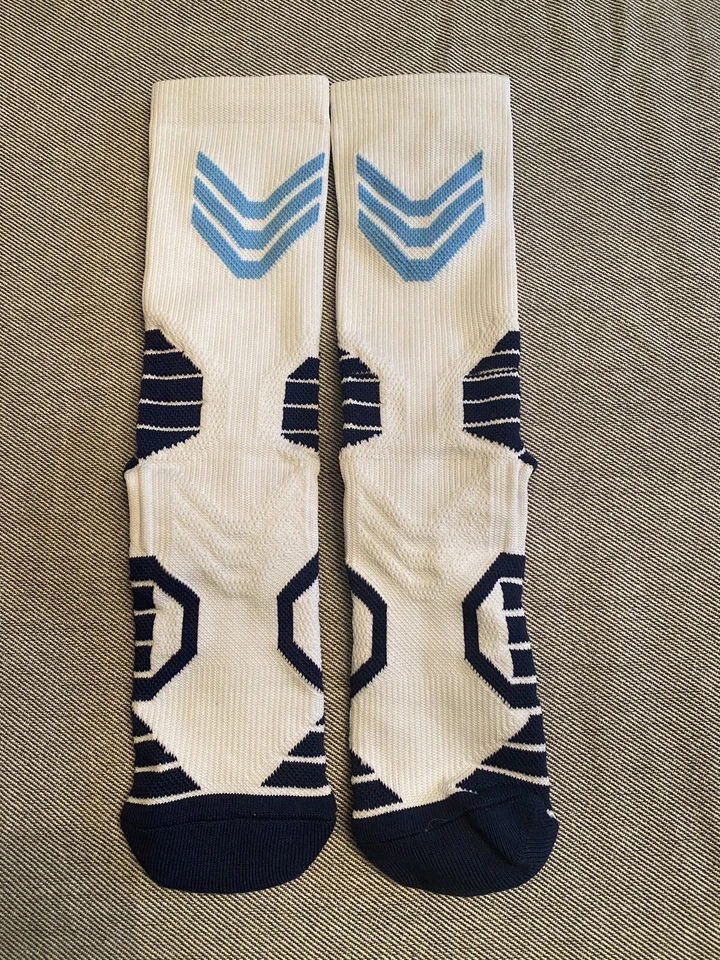 Calcetines de baloncesto Iconic Number 12 Ja Morant blancos/azules nuevos Foto 2 de 2