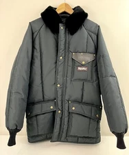 RefrigiWear Jacket Adult Extra Large BIack Iron Tuff Winterseal Coat Men's Work
