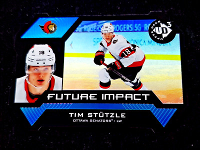 Tim Stutzle 2020-21 Upper Deck FUTURE IMPACT Rookie Rainbow Die-Cut #UD3-35 Mint