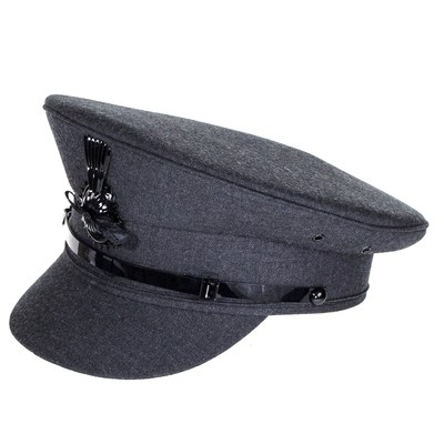 chauffeur hat grey