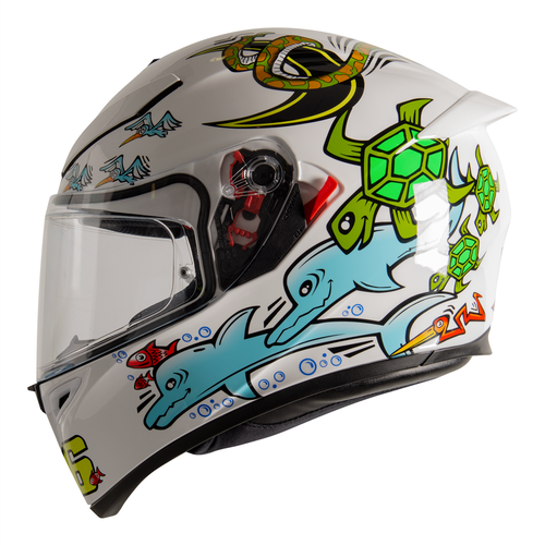 AGV K3 SV-S Zoo White Motorcycle 