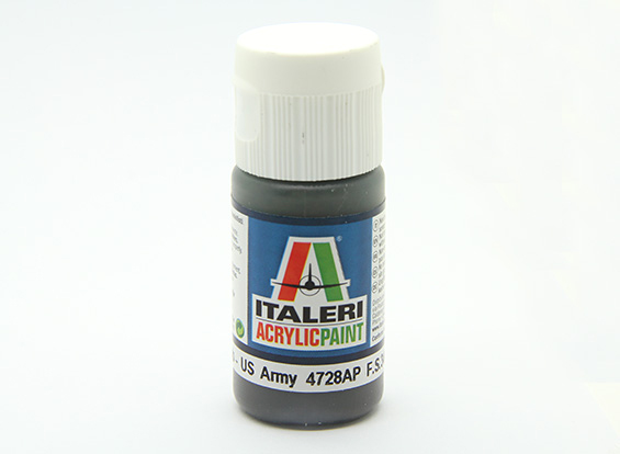 Flat Olive Drab Army colore acrilico adatto per aerografo e per modellismo