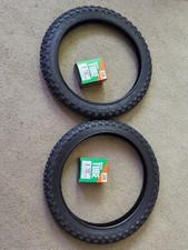 TWO 2 16X2.125 DURO BICYCLE TIRES N TUBES, COMP 3 STYLE , BLACK