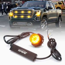 Xprite Led Hide-a-way Emergency Hazard Warning Strobe Light Bulbs White Amber