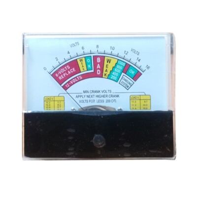 DC Voltmeter Analog Panel Voltage Meter Mechanical Pointer Type MINI Crank Volts