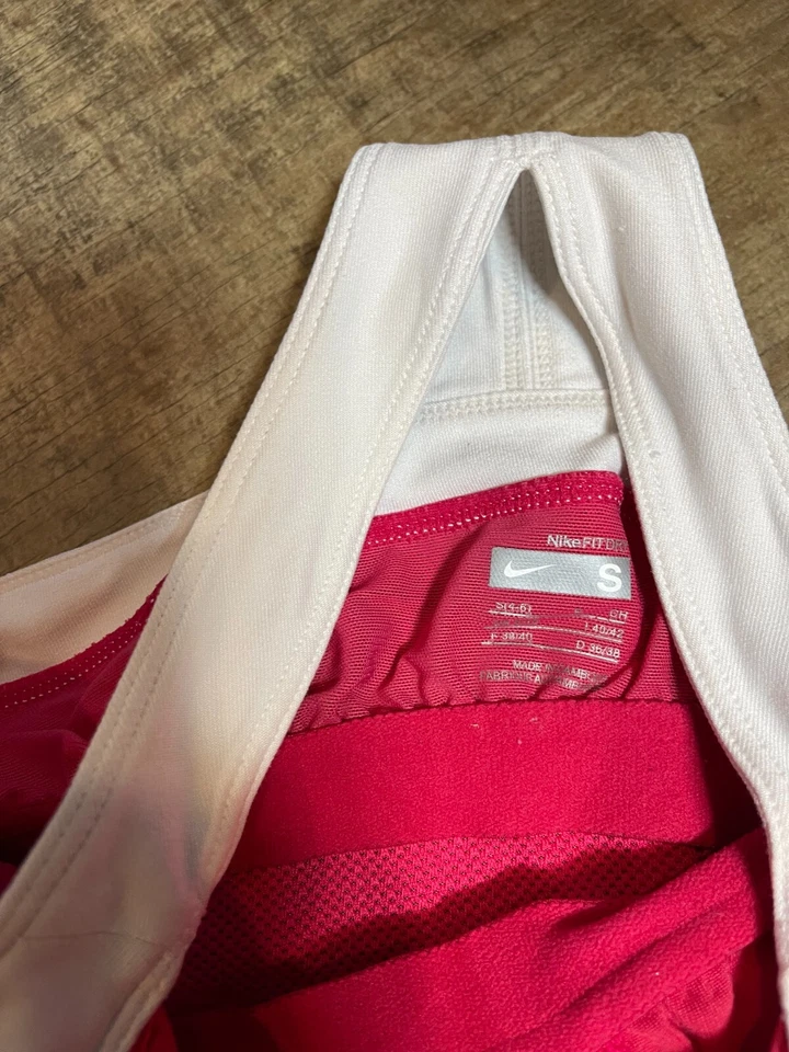 Camiseta sin mangas Nike para mujer pequeña S rosa camisa atlética correr entrenamiento Foto 4 de 4