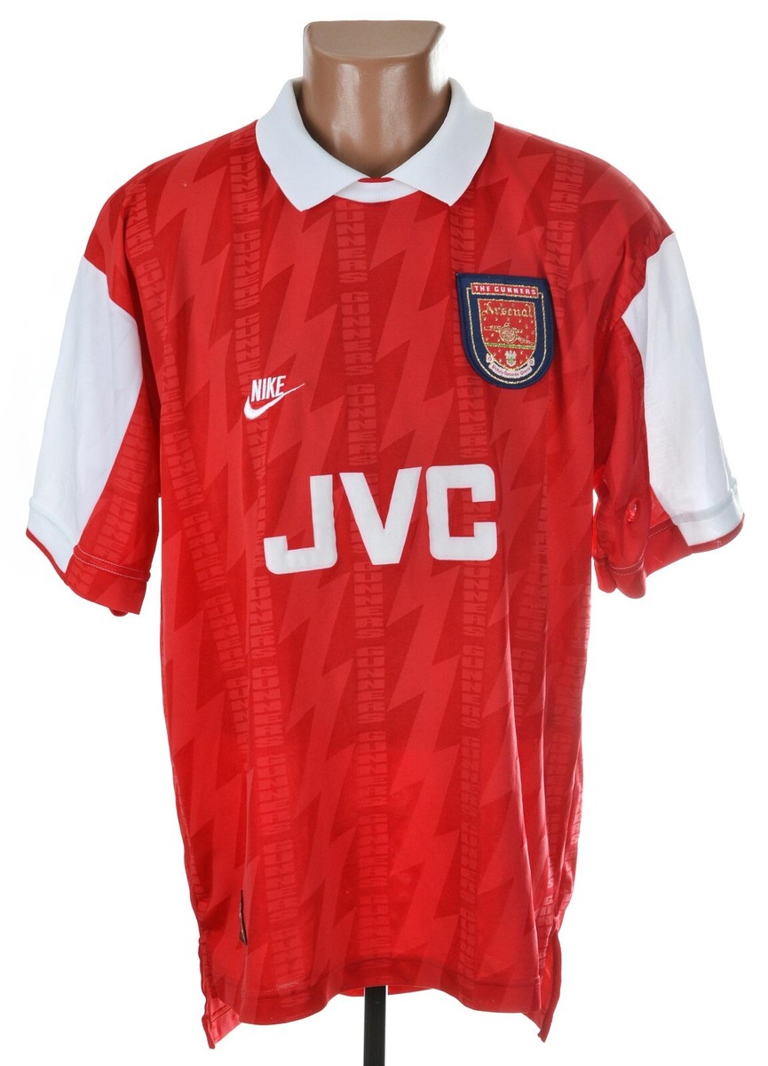 ウェア NIKE Arsenal football jersey size XL ARSENAL 1994/1996 HOME FOOTBALL SHIRT NIKE SIZE XL ADULT | eBay UK