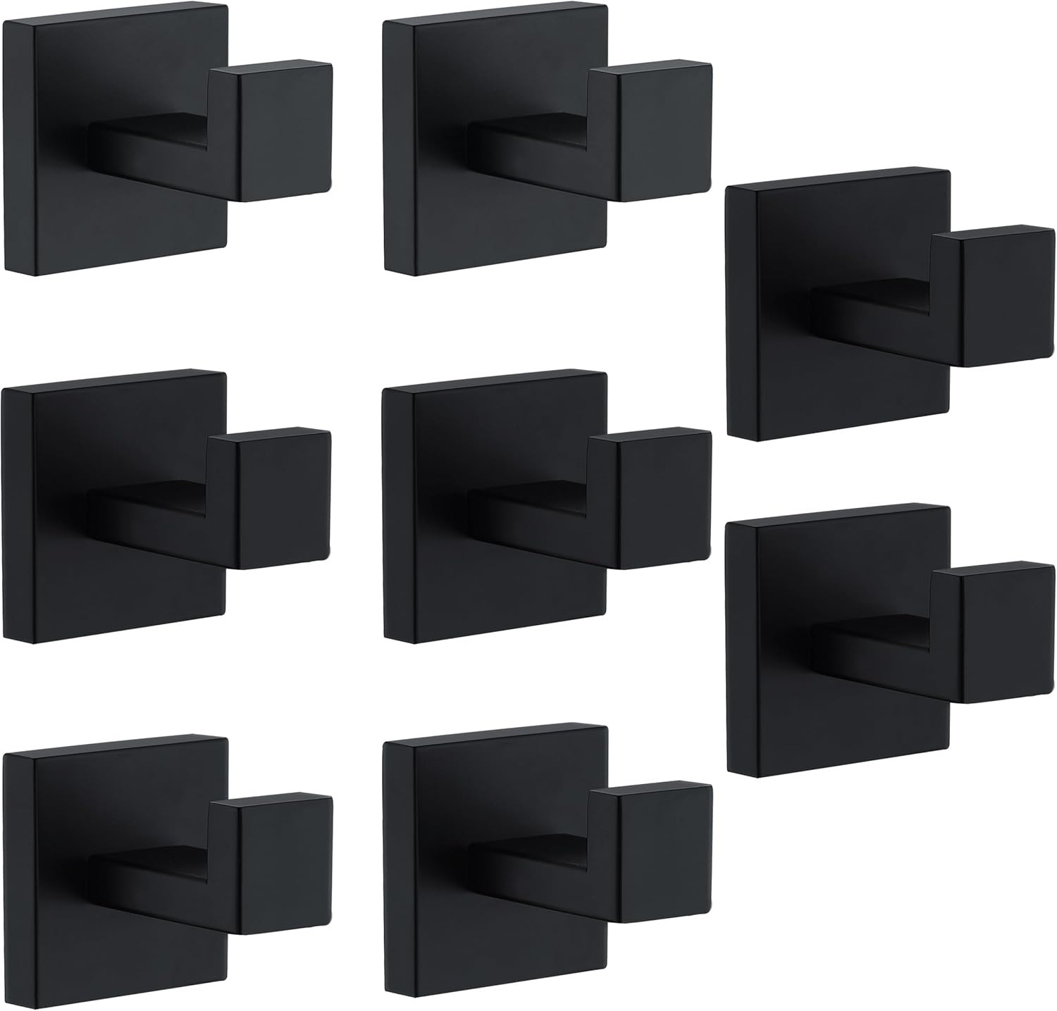 Hooks For Bathrooms, Matte Black Towel Hook For Kitchen Bath